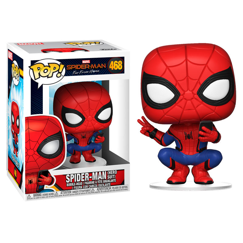 Funko POP! Marvel Spiderman Far From Home Spiderman Hero Suit
