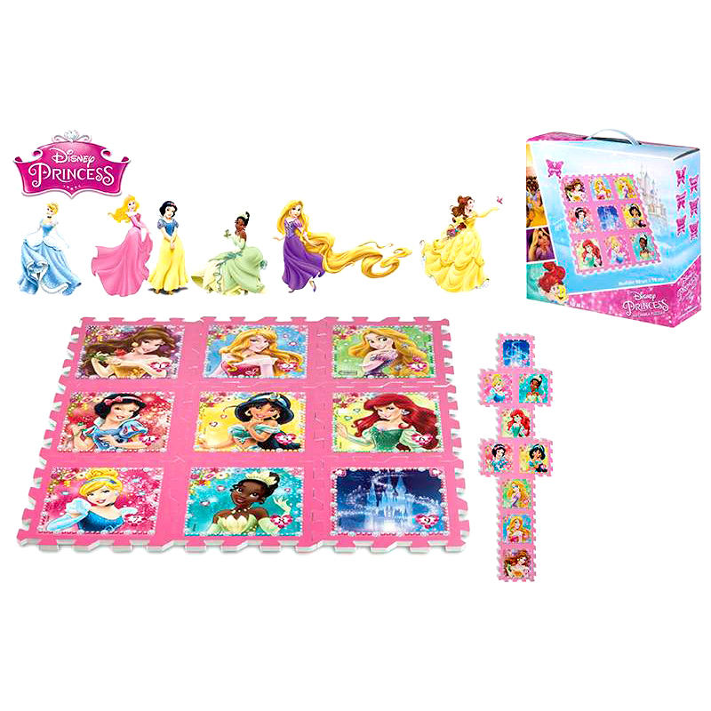 Alfombra puzzle EVA Princesas Disney