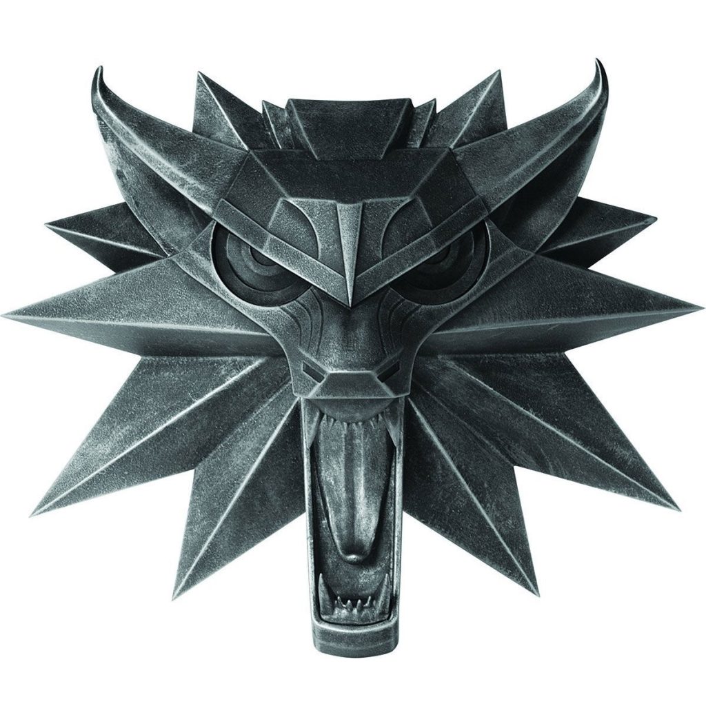 Replica emblema lobo Geralt de Rivia The Witcher