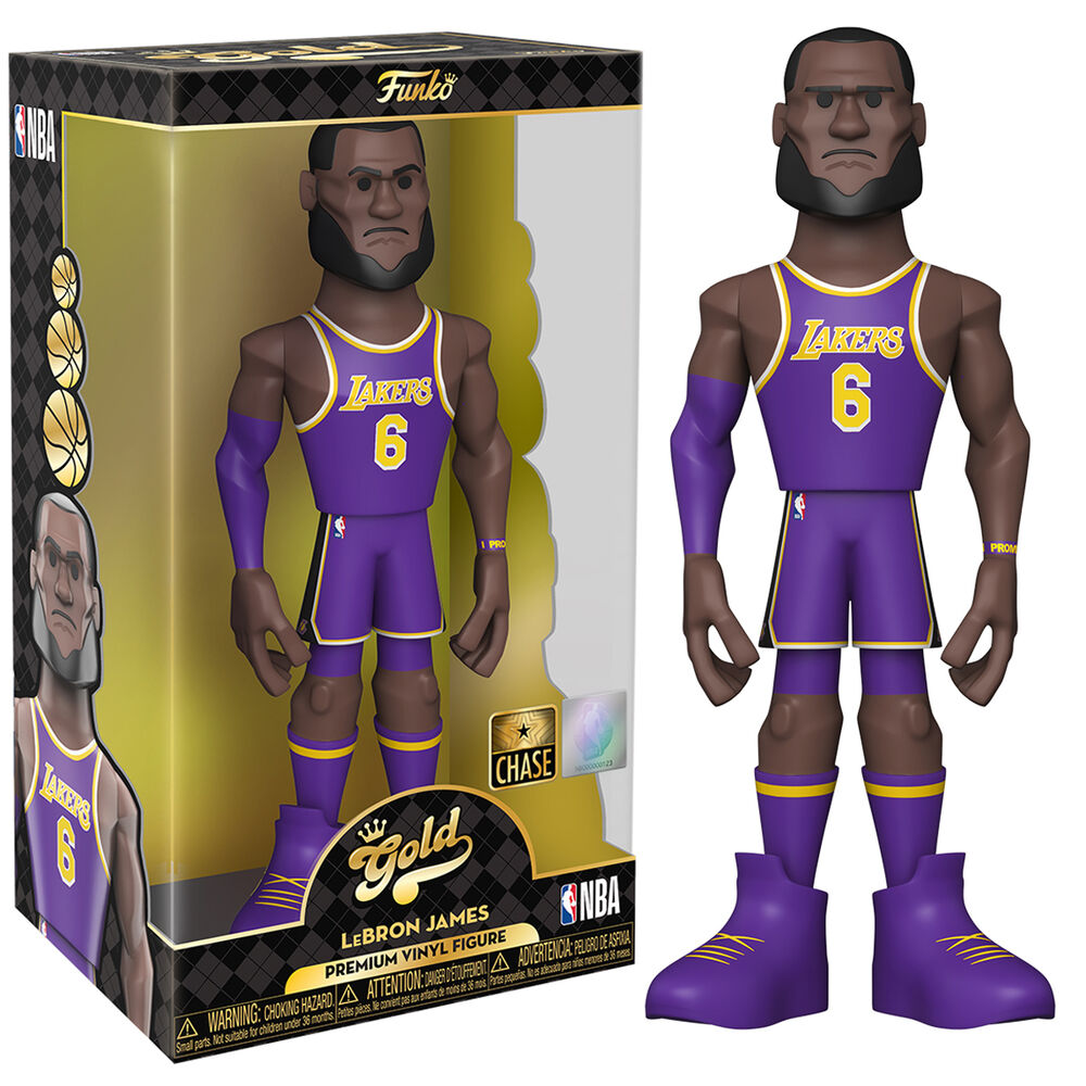 Figura Vinyl Gold NBA Lakers Lebron James Chase 30cm Chase de FUNKO - Frikibase.com