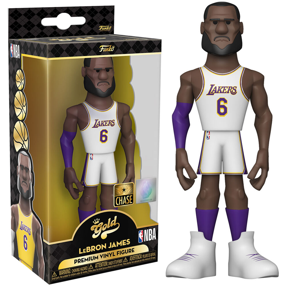 Figura Vinyl Gold NBA Lakers Lebron James Chase de FUNKO - Frikibase.com