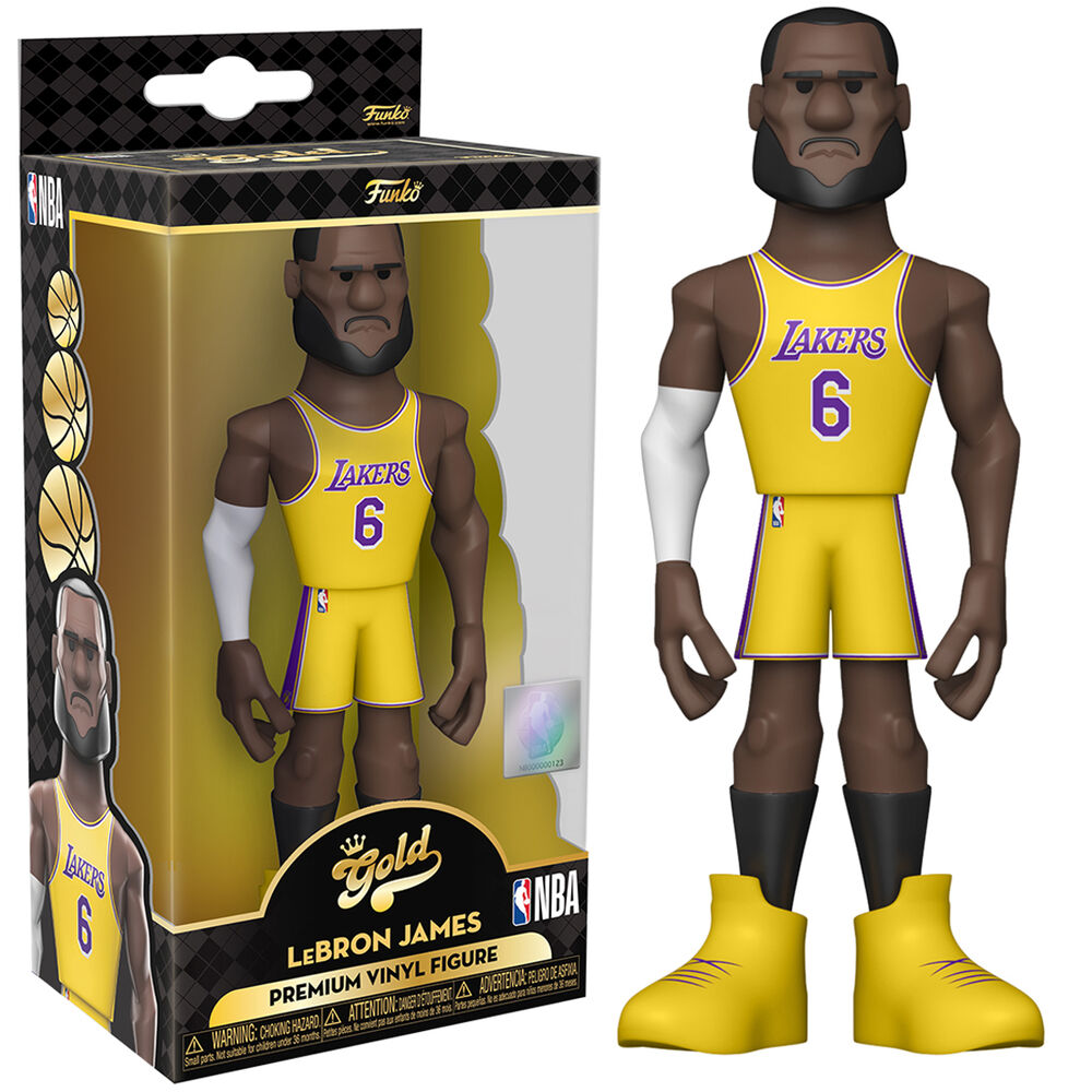 Figura Vinyl Gold NBA Lakers Lebron James de FUNKO - Frikibase.com