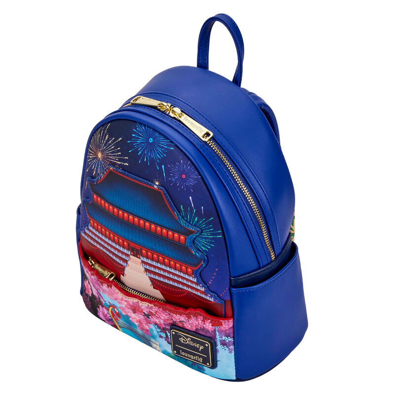 Mochila Castle Mulan Disney Loungefly 25cm Mochilas