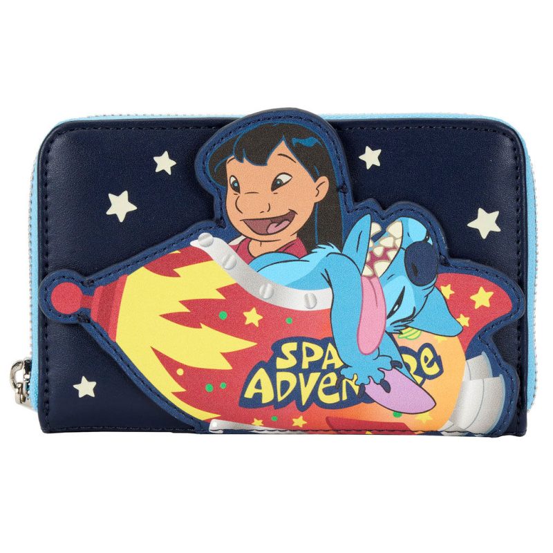 Cartera Space Adventure Lilo & Stitch Disney Loungefly