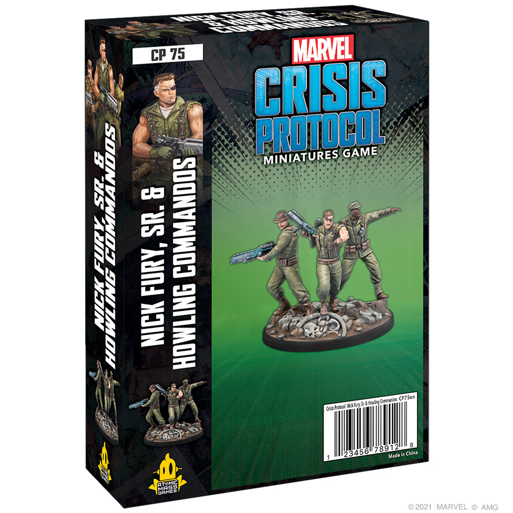 MCP: Nick Fury Sr & the Howling Commandos - Marvel Crisis Protocol