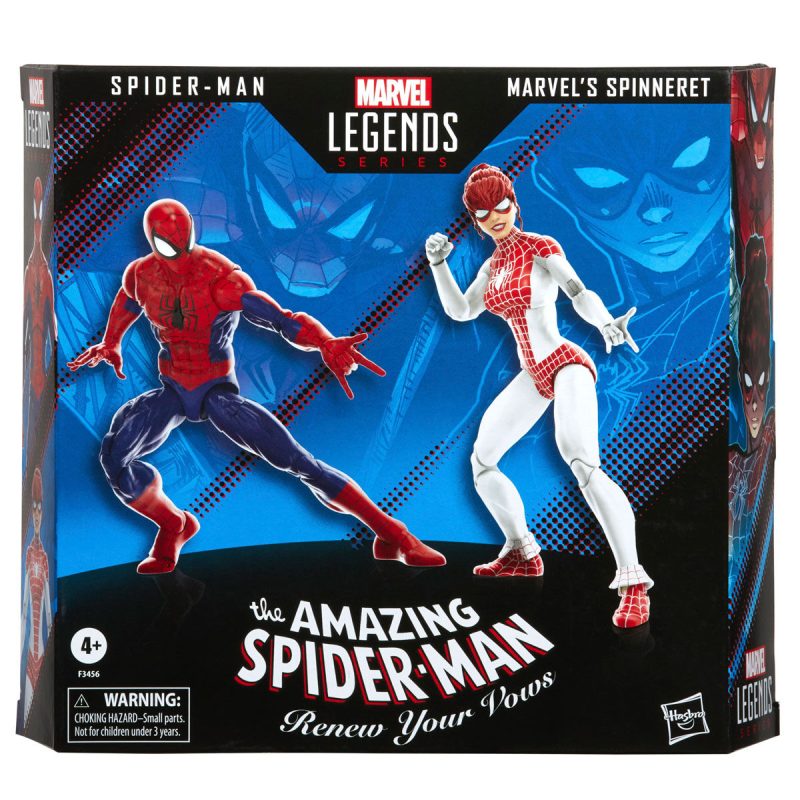 Set  2 figuras Spiderman y Marvel Spinneret The Amazing Spiderman Marvel Legends 15cm