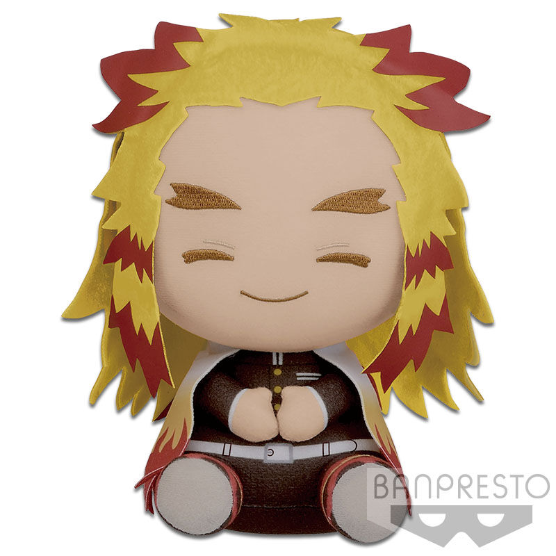 Peluche Kyojuro Rengoku Demon Slayer Kimetsu No Yaiba 20cm frikibase.com