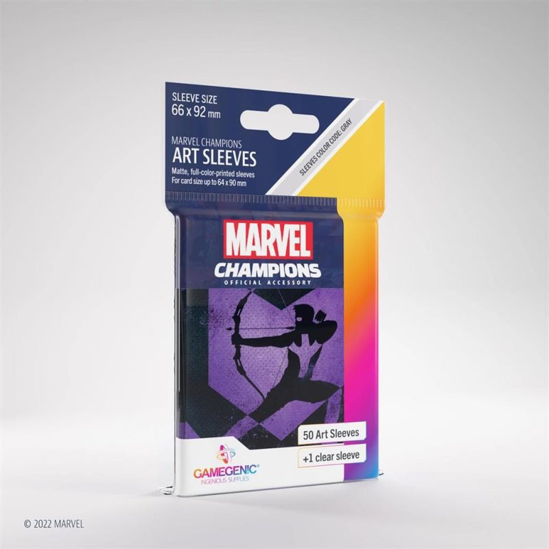 Fundas Marvel Champions de  Hawkeye ilustradas (51 uds)