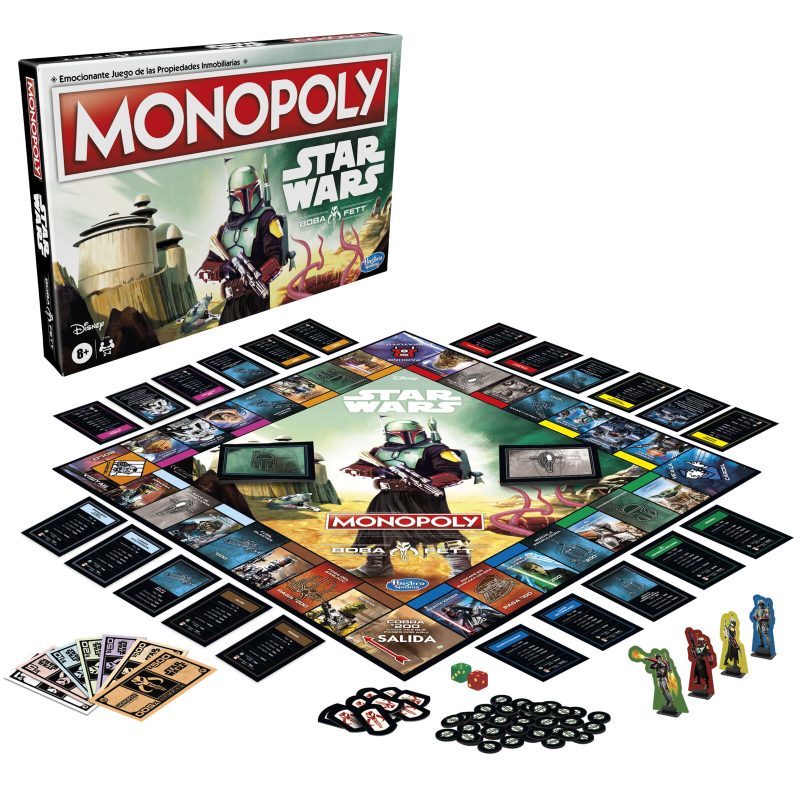 Juego Monopoly Boba Fett Star Wars (en Español)