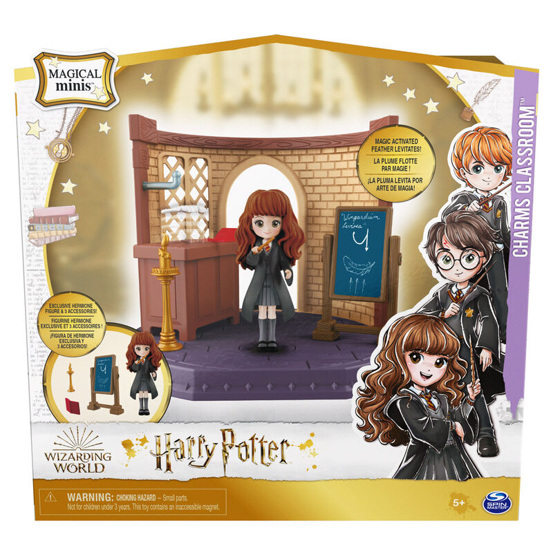 Aula Encantamientos Magicos + Figura Hermione Harry Potter 5cm de SPIN MASTER - Frikibase.com