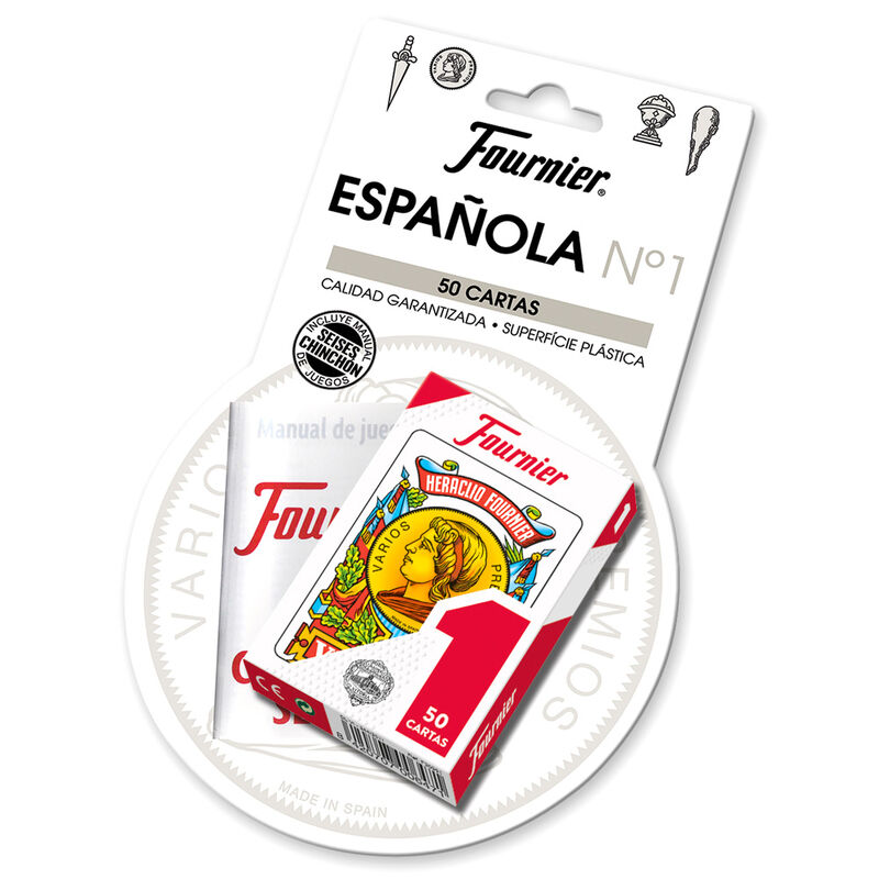 Baraja cartas Española 50c de FOURNIER - Frikibase.com