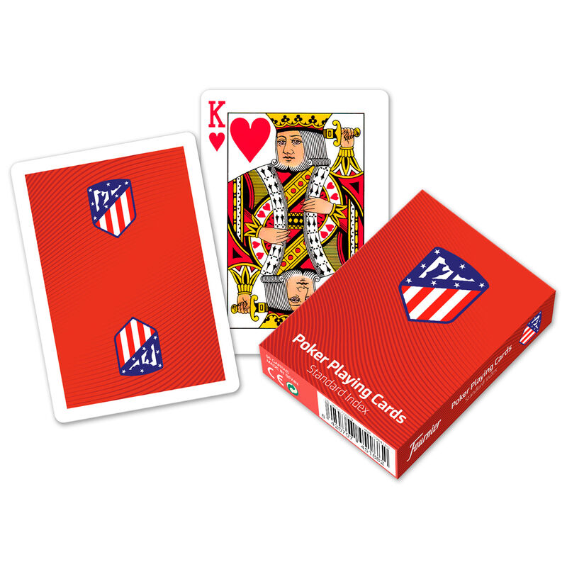 Baraja cartas Poker Atletico Madrid de FOURNIER - Frikibase.com