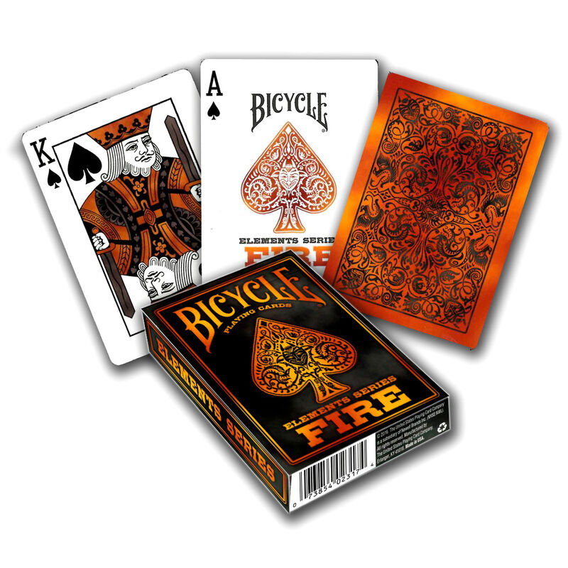 Baraja cartas Poker Bicycle Fire de BICYCLE - Frikibase.com