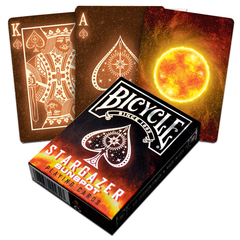 Baraja cartas Poker Bicycle Stargazer Sun Spot de BICYCLE - Frikibase.com