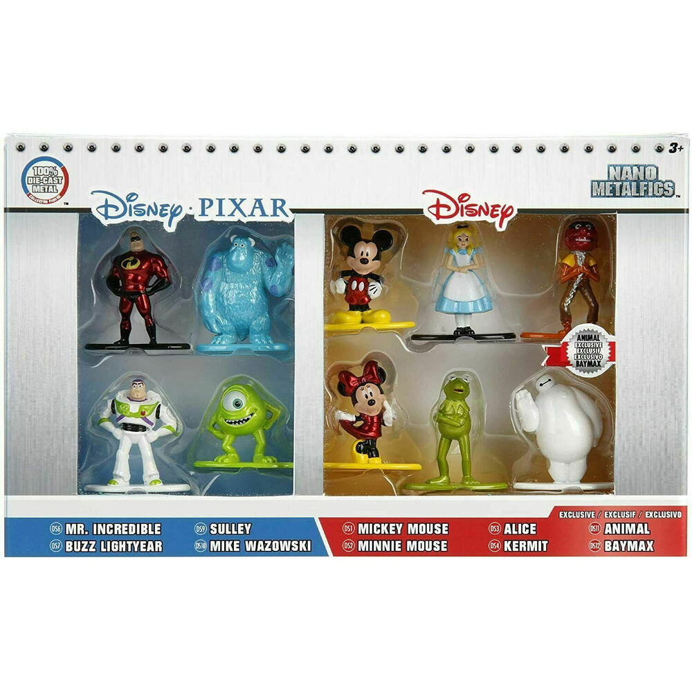 Blister 10 figuras Nano Metalfigs Disney Pixar 4cm de JADA TOYS - Frikibase.com