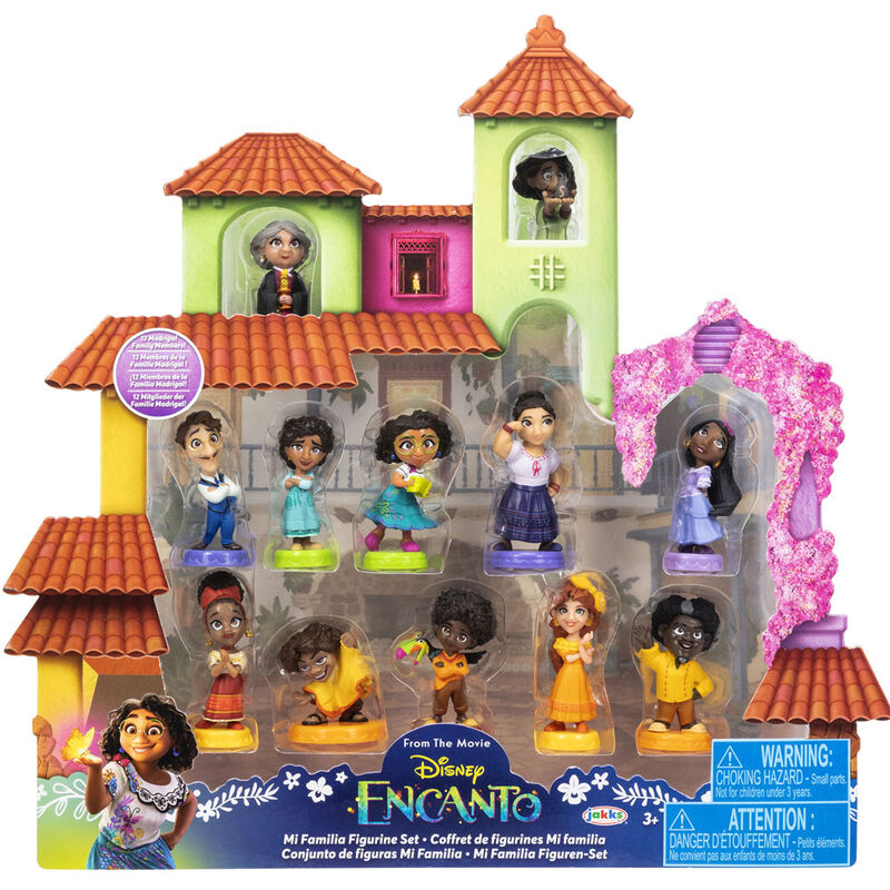 Blister 12 figuras Familia Madrigal Encanto Disney 5cm de JAKKS PACIFIC - Frikibase.com