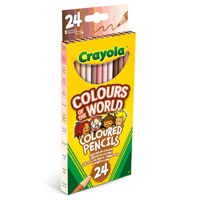 Blister 24 Lapices Colores Colours of the World Crayola de CRAYOLA - Frikibase.com