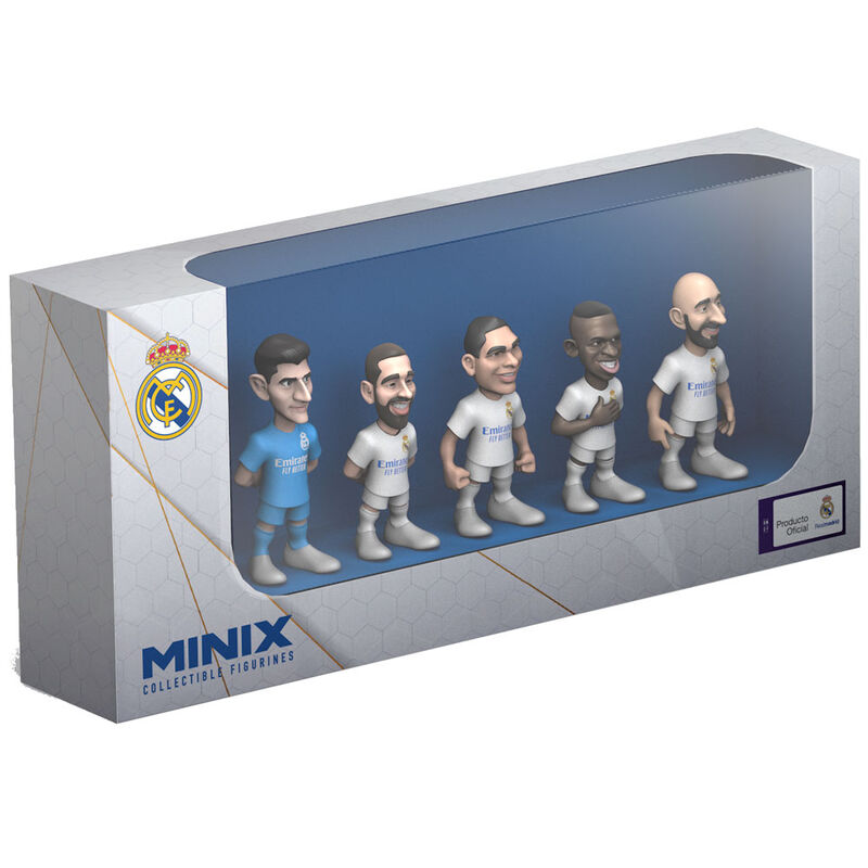 Blister 5 figuras Minix Real Madrid 7cm de MINIX - Frikibase.com