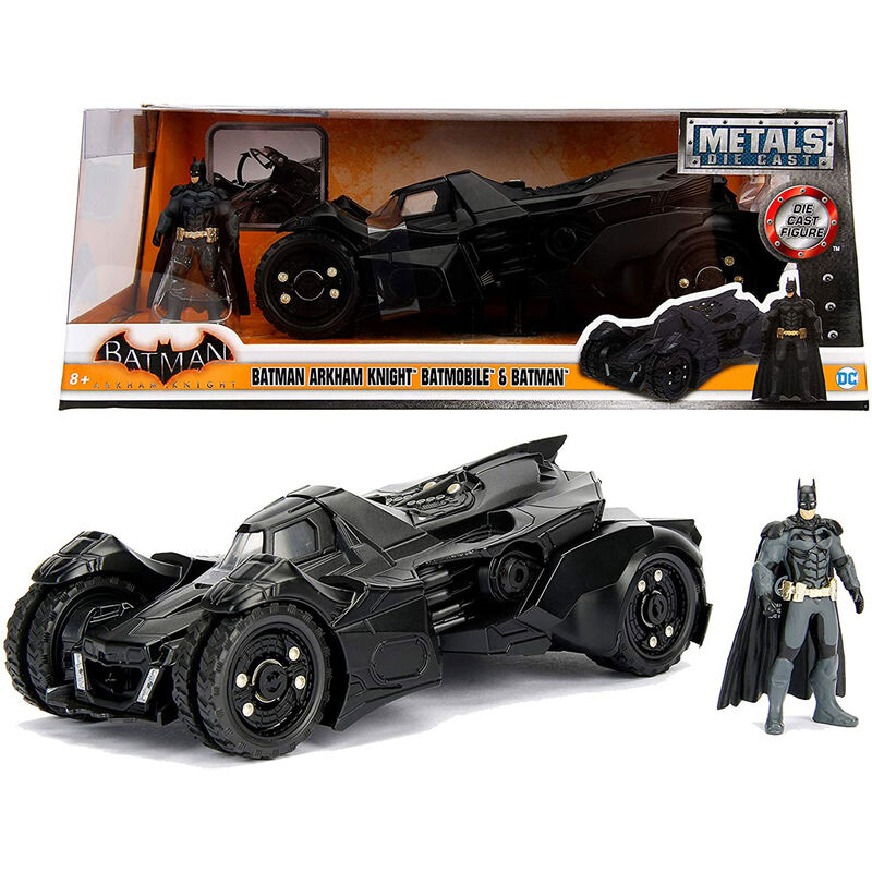 Blister figura + coche Batmovil metal Arkham Knight DC Comics de JADA TOYS - Frikibase.com