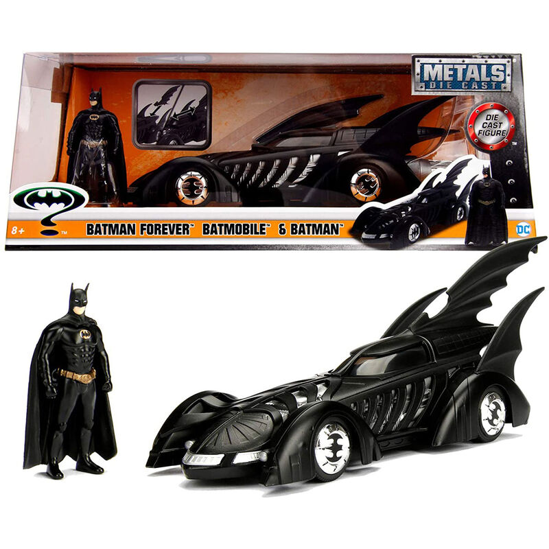 Blister figura + coche Batmovil metal Batman Forever DC Comics de JADA TOYS - Frikibase.com