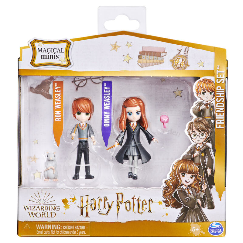 Blister figuras Ron and Ginny Magical Minis Harry Potter Wizarding World de SPIN MASTER - Frikibase.com