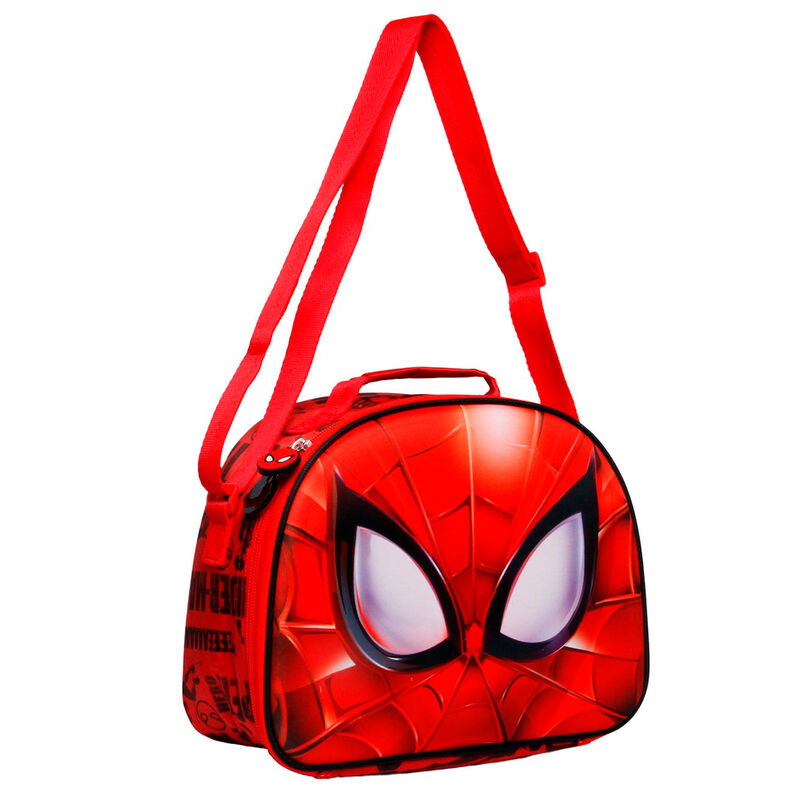 Bolsa portameriendas 3D Face Spiderman Marvel de KARACTERMANIA - Frikibase.com