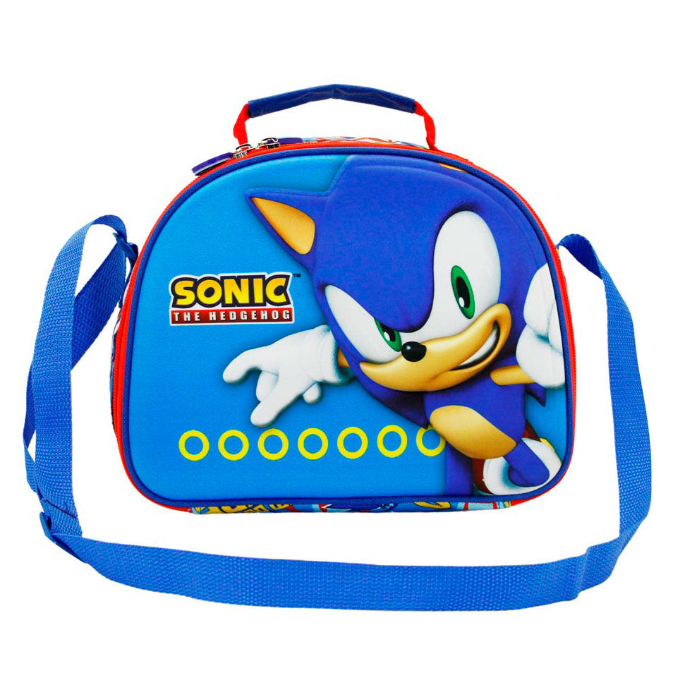 Bolsa portameriendas 3D Fast Sonic de KARACTERMANIA - Frikibase.com