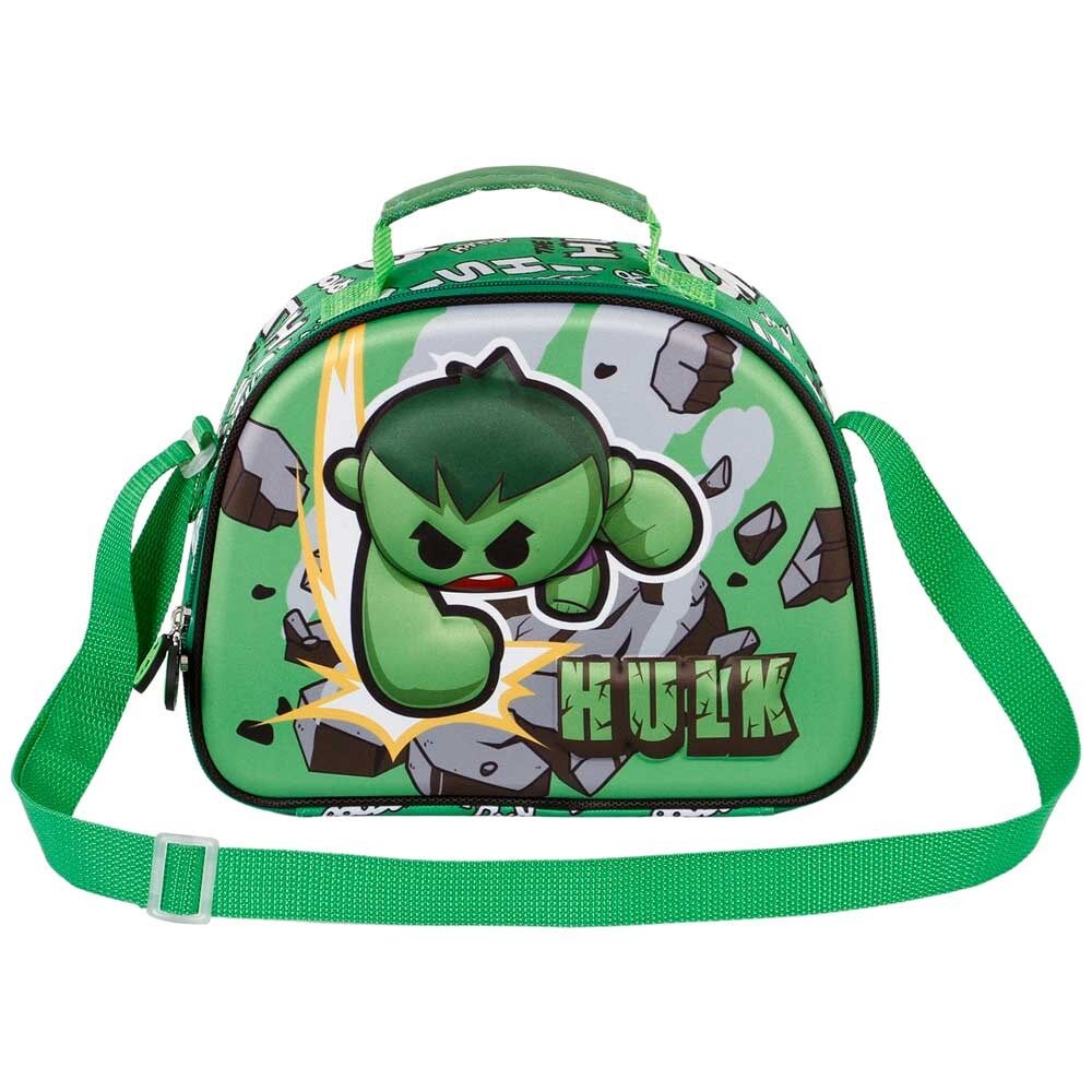 Bolsa portameriendas 3D Greenmass Hulk Vengadores Avengers Marvel de KARACTERMANIA - Frikibase.com