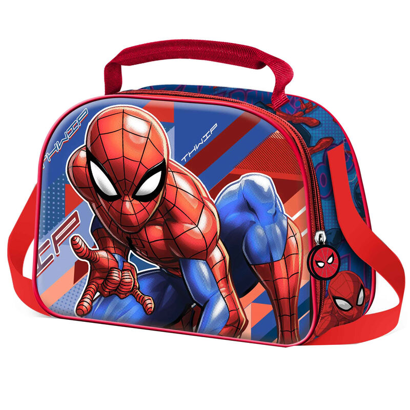 Bolsa portameriendas 3D Skew Spiderman Marvel de KARACTERMANIA - Frikibase.com