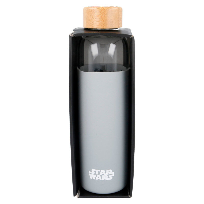 Botella cristal Star Wars funda silicona 585ml
