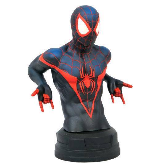 Busto Miles Morales Spiderman Marvel 18cm de DIAMOND SELECT - Frikibase.com