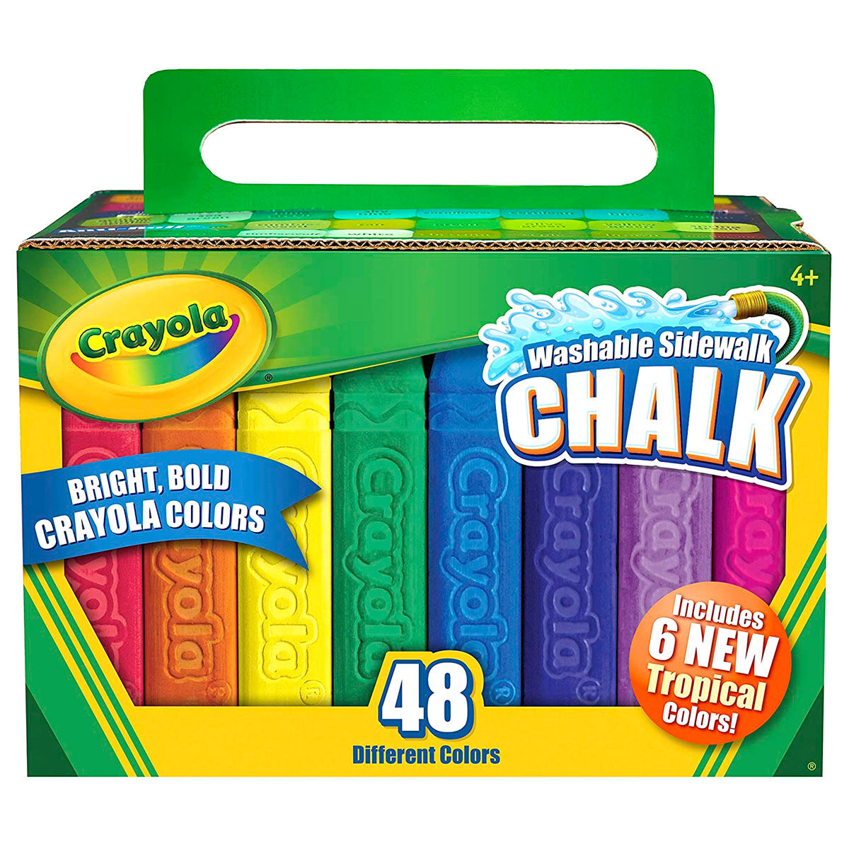 Caja 48 Tizas de Suelo Lavables Crayola de CRAYOLA - Frikibase.com