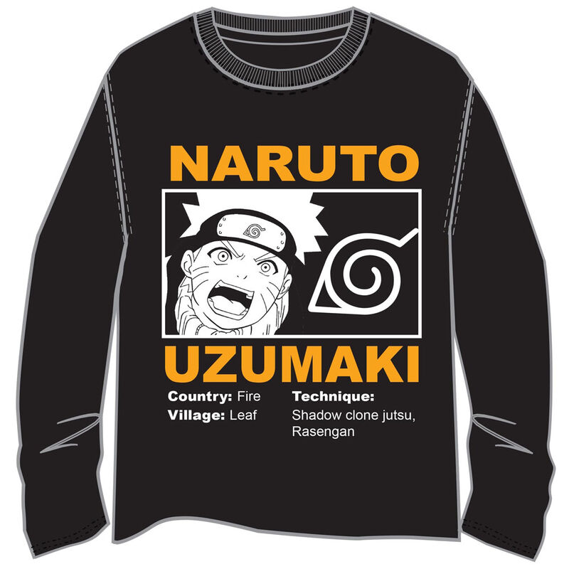 Camiseta Naruto Uzumaki infantil