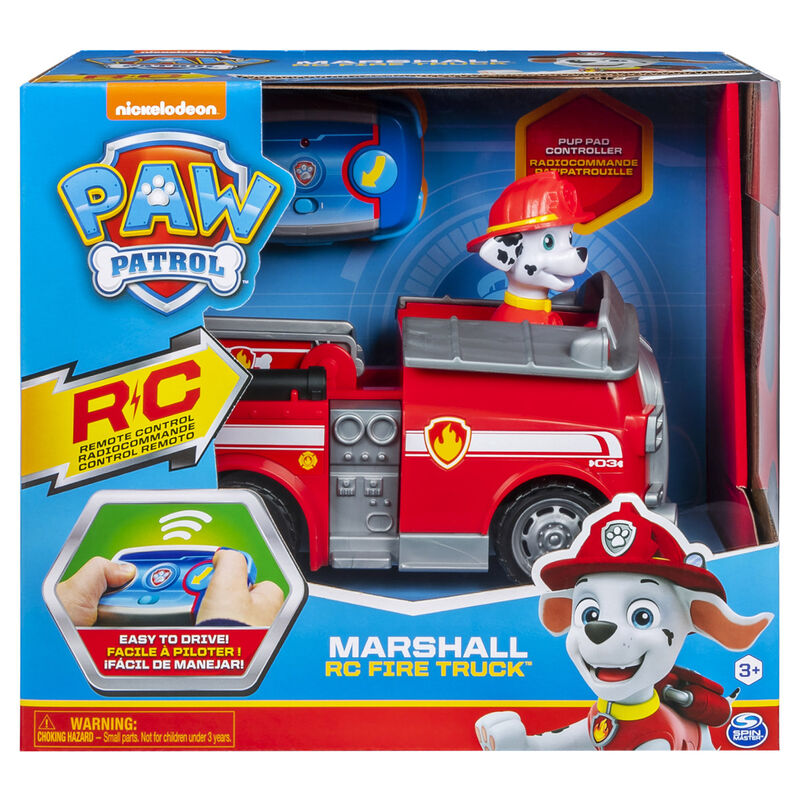 Coche Radio Control Marshall Patrulla Canina Paw Patrol de SPIN MASTER - Frikibase.com