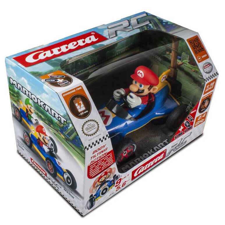 Coche radio control Mario - Mario Kart de CARRERA - Frikibase.com