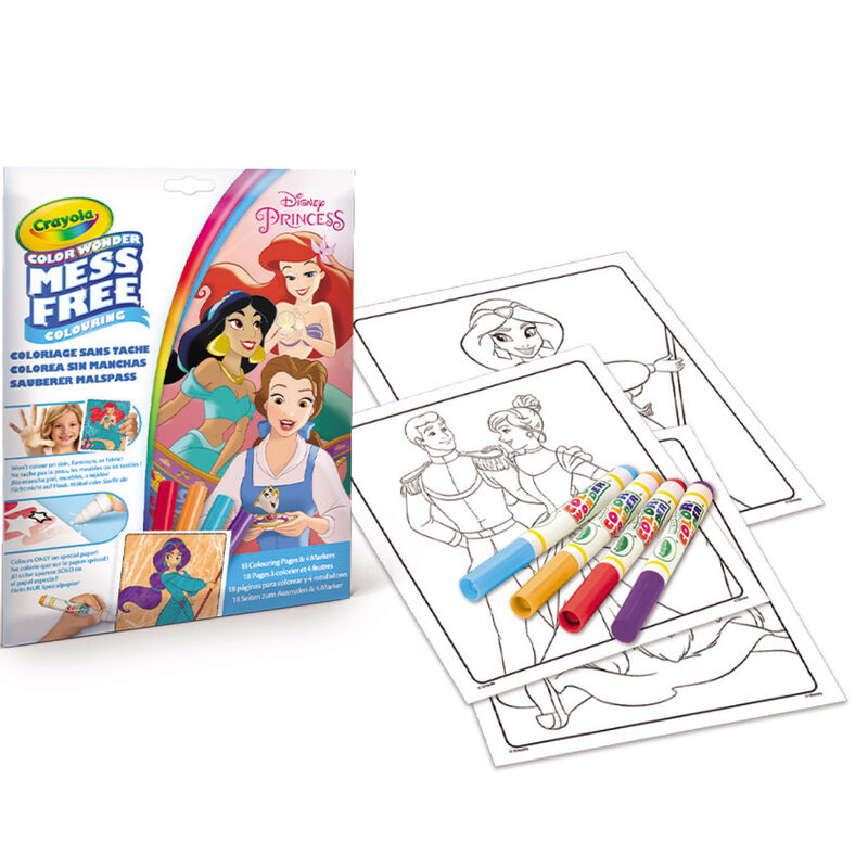 Colorea sin Manchas Princesas Disney Crayola de CRAYOLA - Frikibase.com