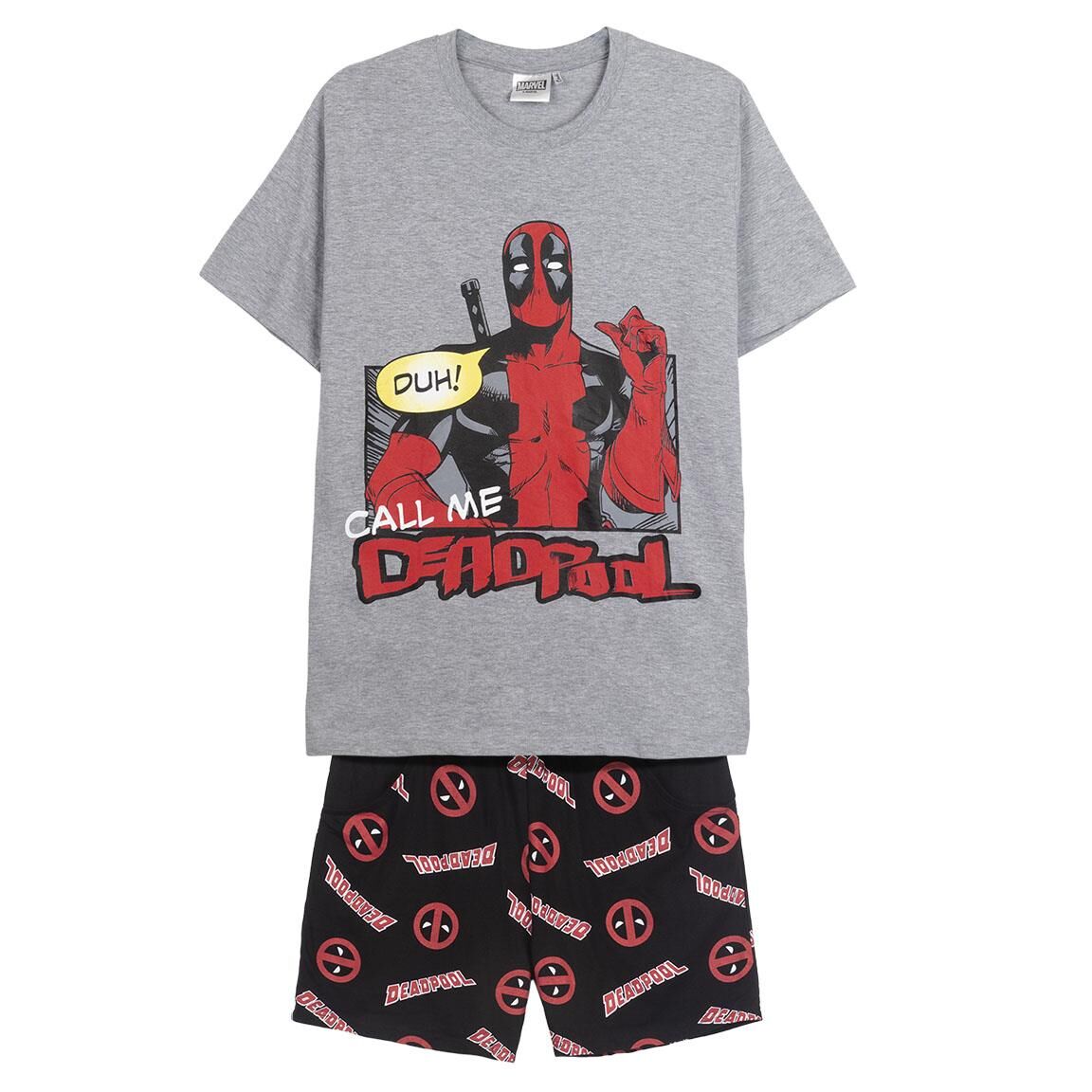 Conjunto pijama Deadpool Marvel adulto