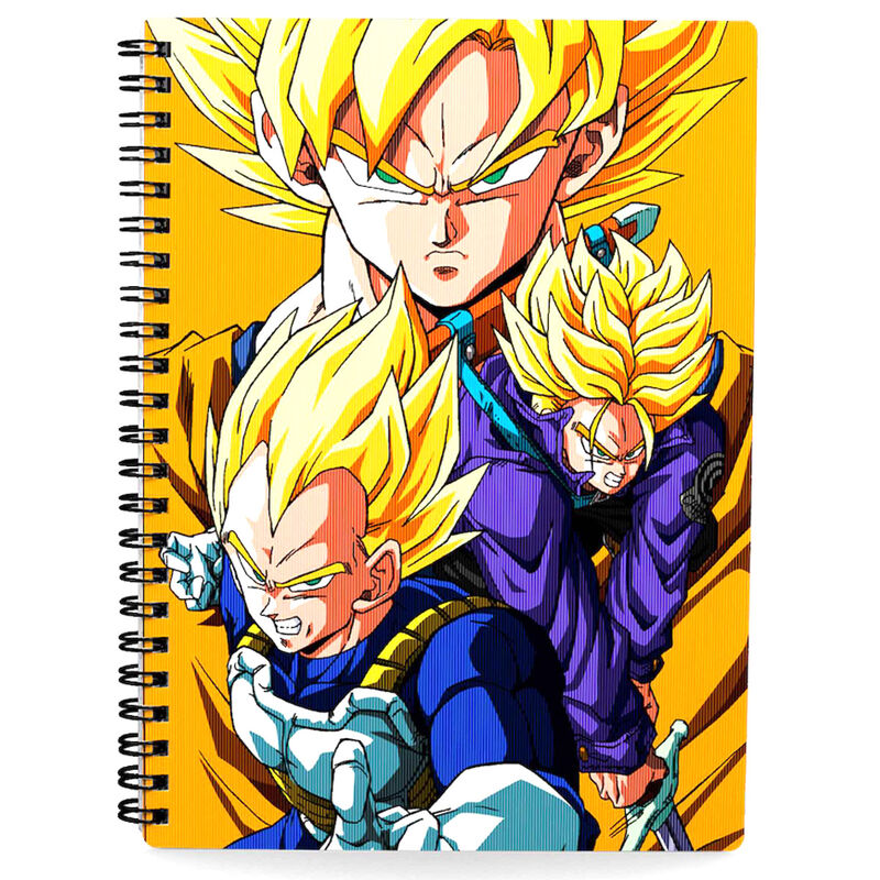 Cuaderno 3D Saiyans Dragon Ball Z de SD TOYS - Frikibase.com