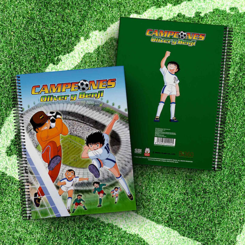 Cuaderno A4 Estadio Campeones Oliver y Benji de SD TOYS - Frikibase.com