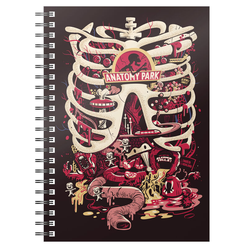 Cuaderno A5 Anatomy Park Rick and Morty de SD TOYS - Frikibase.com