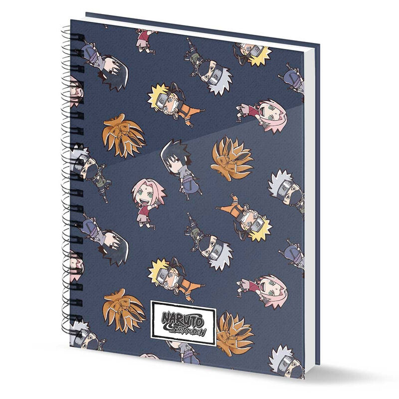 Cuaderno A5 Wind Naruto Shippuden de KARACTERMANIA - Frikibase.com