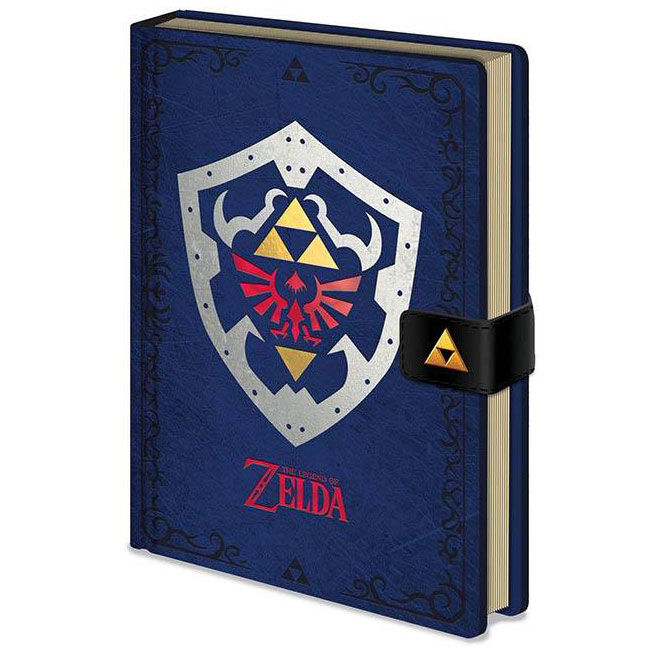 Cuaderno A5 premiun Escudo The Legend of Zelda de PYRAMID - Frikibase.com