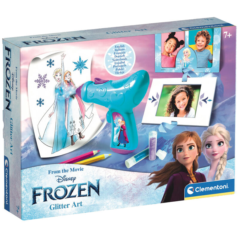 Decoraciones con purpurina Frozen 2 Disney de CLEMENTONI - Frikibase.com