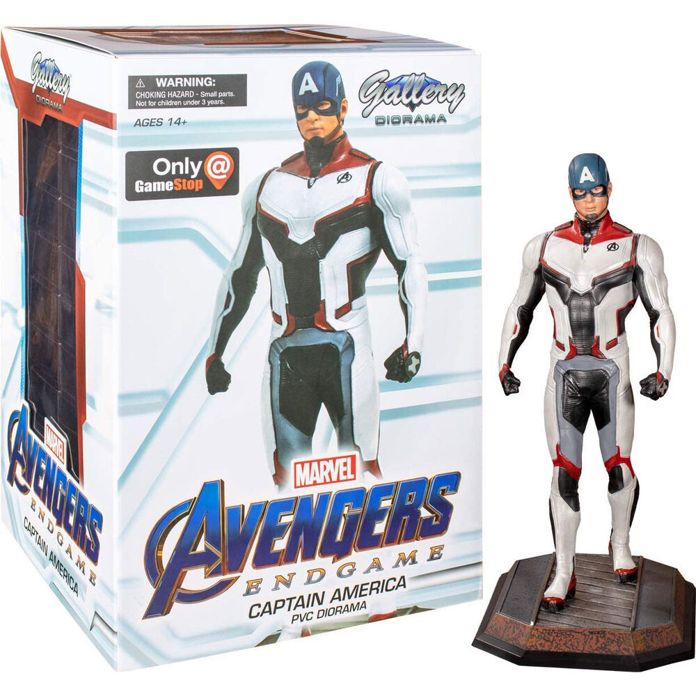 Estatua Capitan America Vengadores Avengers Endgame Marvel 23cm de DIAMOND SELECT - Frikibase.com