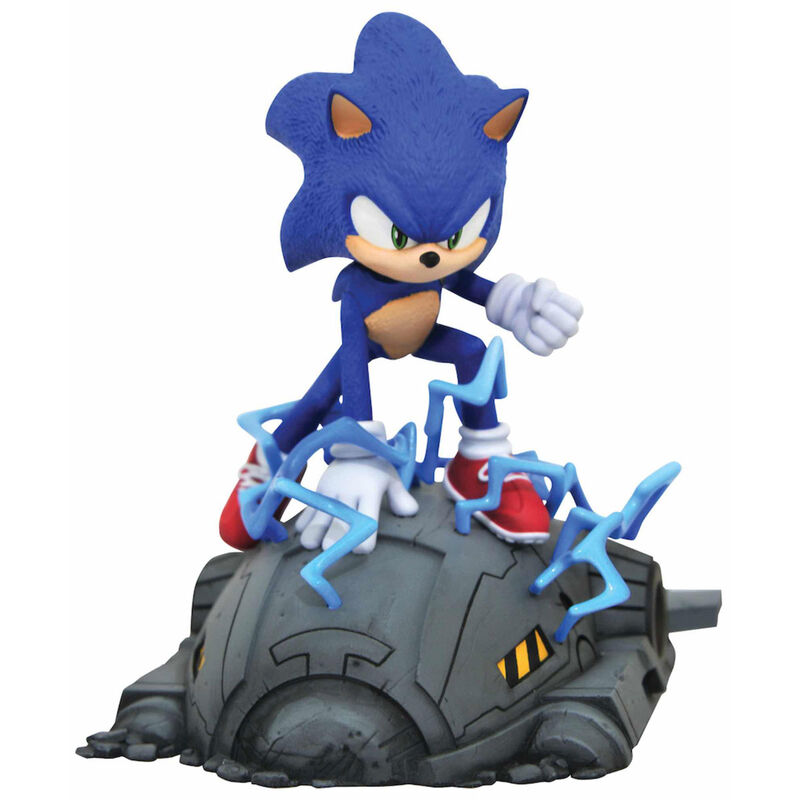 Estatua Sonic The Hedgehog Movie Gallery 13cm de DIAMOND SELECT - Frikibase.com