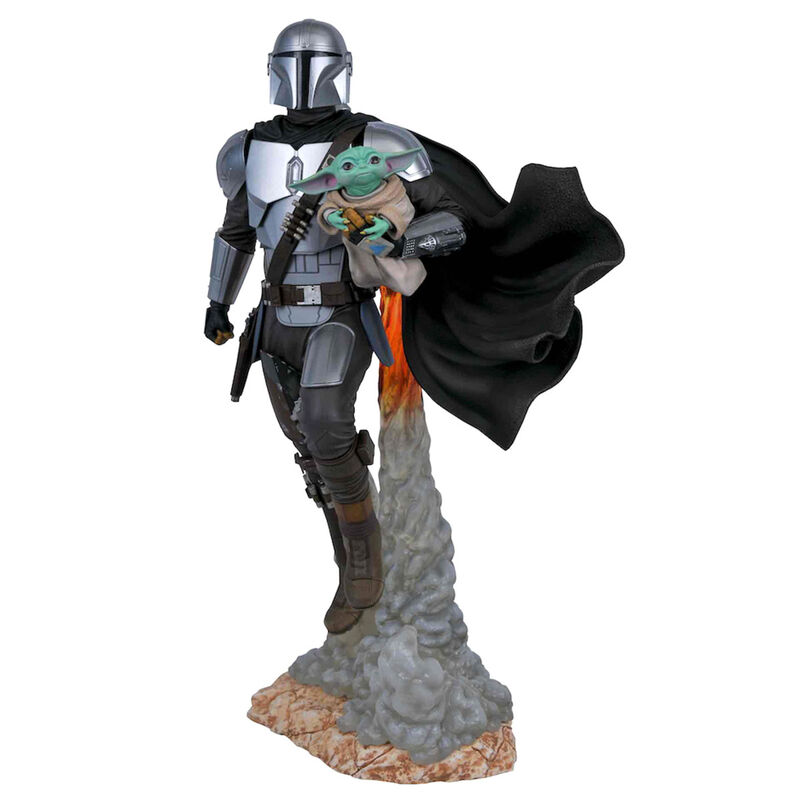 Estatua The Mandalorian and The Child - The Mandalorian Star Wars 41cm de DIAMOND SELECT - Frikibase.com