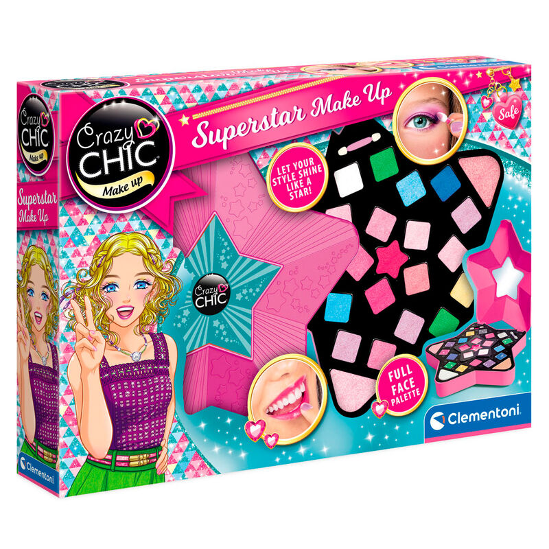 Estuche de Maquillaje Super Estrella Crazy Chic de CLEMENTONI - Frikibase.com