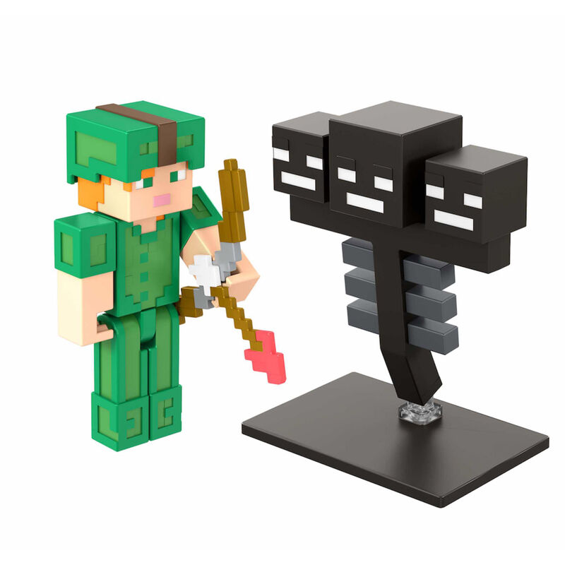 Figura Alex + Wither Minecraft de MATTEL - Frikibase.com