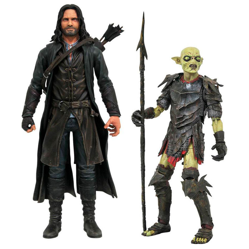 Figura Aragorn - Orco El Señor de los Anillos surtido de DIAMOND SELECT - Frikibase.com