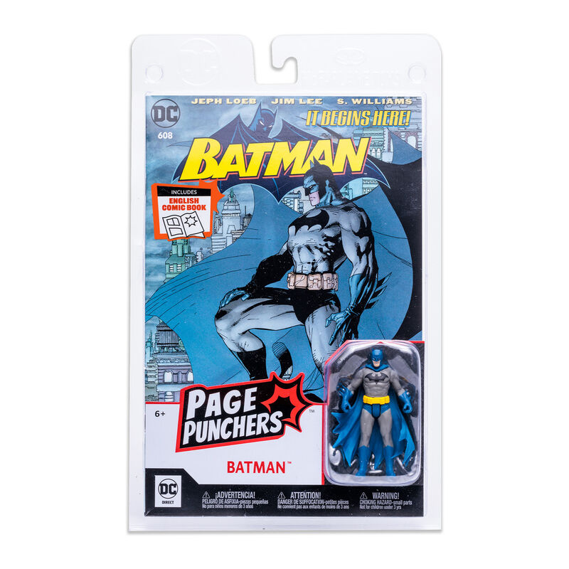 Figura Batman + Comic Batman DC Comics 7cm de MCFARLANE TOYS - Frikibase.com